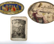 LOT de 5 boîtes à confiserie anciennes d