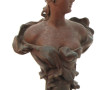 Pendule circa 1900 en onyx, émaux cloiso