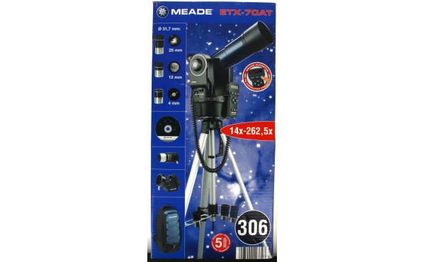 Télescope informatisé MEADE ETX-70AT, av