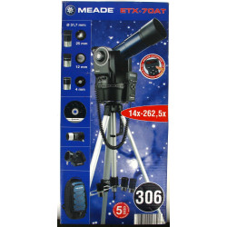 Télescope informatisé MEADE ETX-70AT, av