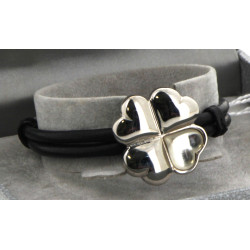 LALIQUE - Bracelet trèfle à 4 feuilles s