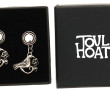 TOULHOAT - Paire de boucles d'oreilles o