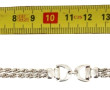 Bracelet ligne en argent 925ème maille t