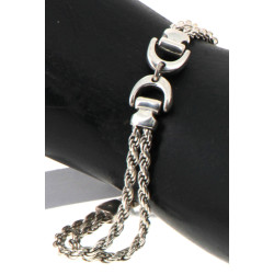 Bracelet ligne en argent 925ème maille t