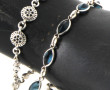 Deux bracelets ligne en argent 925ème se