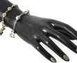 Deux bracelets ligne en argent dont l'un