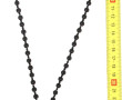 CHINE - Collier en perles de verre noire