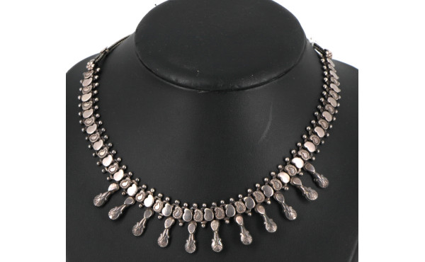 Collier indien en argent 925ème, poids 4