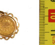Pièce de dos pesos montée en pendentif, 