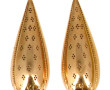 Paire d'éléments de bijoux (BO ?) en or 