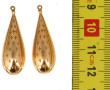 Paire d'éléments de bijoux (BO ?) en or 