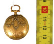 Montre de col en or jaune 18 cts, poinço