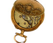 Montre de col en or jaune 18 cts, poinço
