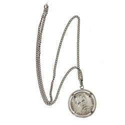 Pièce allemande en argent montée en pend
