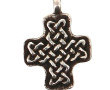 TOULHOAT - Pendentif croix avec entrelac
