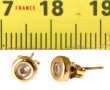 Paire de puces d'oreilles en or jaune 37