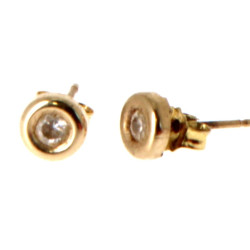 Paire de puces d'oreilles en or jaune 37