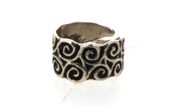 TOULHOAT - Bague jonc ajustable en argen