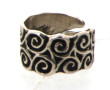 TOULHOAT - Bague jonc ajustable en argen