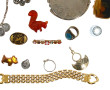 Lot de bijoux fantaisie et divers : brac