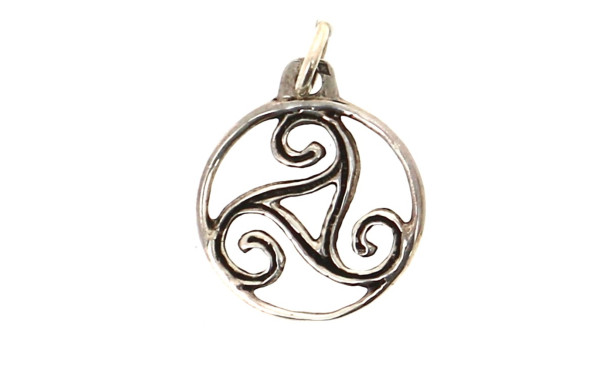 TOULHOAT - Pendentif triskel rond en arg