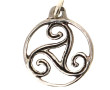 TOULHOAT - Pendentif triskel rond en arg