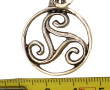 TOULHOAT - Pendentif triskel rond en arg