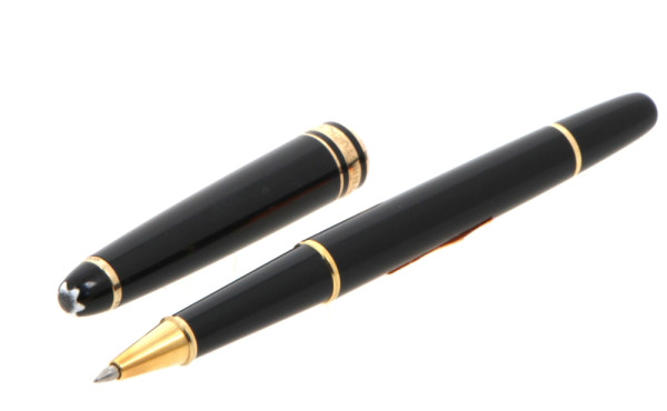 MONTBLANC - Roller en métal doré et laqu