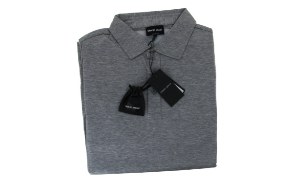 GIORGIO ARMANI - Polo gris homme, neuf, 