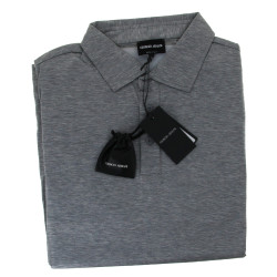 GIORGIO ARMANI - Polo gris homme, neuf, 