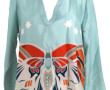FRANCO FERRARI - Blouse femme en soie bl