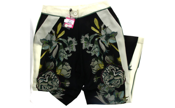 FRANCO FERRARI - Pantalon femme en soie 