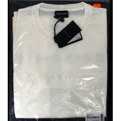 GIORGIO ARMANI - Tee-shirt blanc homme, 