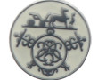 HERMES Paris - 5 boutons pour veste ou c
