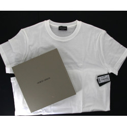 GIORGIO ARMANI - Tee-shirt blanc homme, 