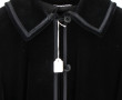 Cape femme en velours noir