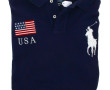 RALPH LAUREN - Polo mixte bleu marine, d