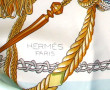 HERMES Paris - Carré vintage en soie mod