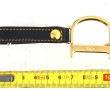 CHRISTIAN DIOR - Porte-clé "D" en cuir n