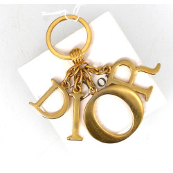 CHRISTIAN DIOR - Porte-clé charms "Dior"