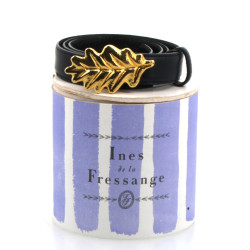INES DE LA FRESSANGE - Ceinture cuir ble