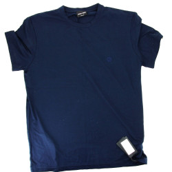 GIORGIO ARMANI - Tee-shirt bleu marine h