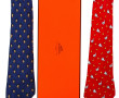 HERMES Paris - Lot de 2 cravates en soie