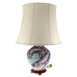 Vase en porcelaine de Chine monté en lam