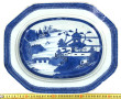 CHINE XIXème - Plat rectangulaire et cre
