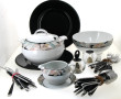 Service de table en porcelaine blanche, 