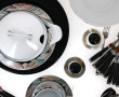 Service de table en porcelaine blanche, 