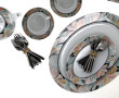Service de table en porcelaine blanche, 