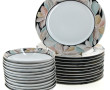 Service de table en porcelaine blanche, 
