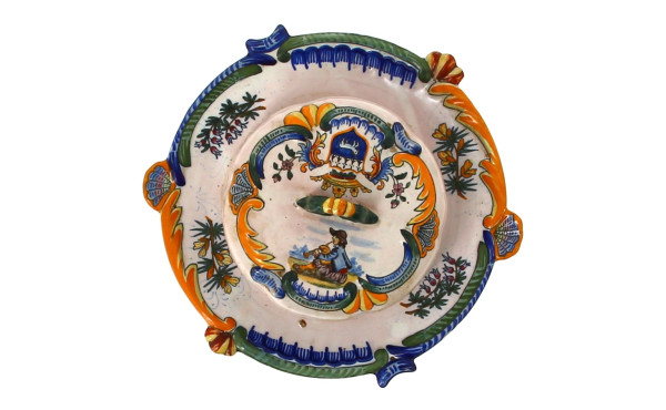 HENRIOT QUIMPER - Beurrier couvert en fa